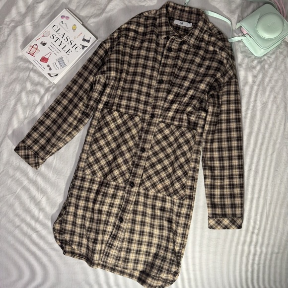 twik Sweaters - Twik Brown and Black Utility Jacket with Relaxed Fit Cardigan Women XS